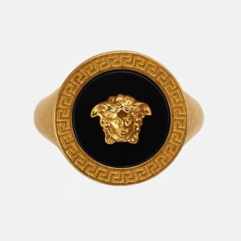 Versace Enamel Medusa Ring